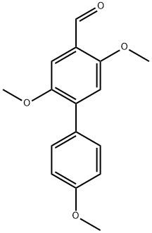 2,4',5-Trimethoxy-[1,1'-biphenyl]-4-carbaldehyde Structure