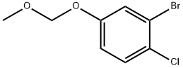 2-Bromo-1-chloro-4-(methoxymethoxy)benzene Structure