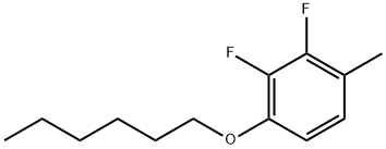 2,3-Difluoro-1-(hexyloxy)-4-methylbenzene Structure