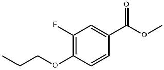 Methyl 3-fluoro-4-propoxybenzoate Structure