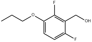 (2,6-difluoro-3-propoxyphenyl)methanol Structure