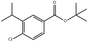 Tert-butyl 4-chloro-3-isopropylbenzoate Structure