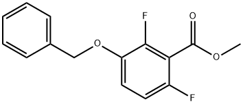 Methyl 3-(benzyloxy)-2,6-difluorobenzoate Structure