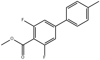 Methyl 3,5-difluoro-4'-methyl-[1,1'-biphenyl]-4-carboxylate Structure