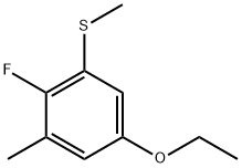 (5-Ethoxy-2-fluoro-3-methylphenyl)(methyl)sulfane Structure