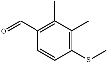 2,3-Dimethyl-4-(methylthio)benzaldehyde Structure