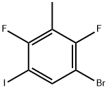 1-Bromo-2,4-difluoro-5-iodo-3-methylbenzene Structure