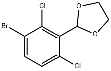 2-(3-bromo-2,6-dichlorophenyl)-1,3-dioxolane Structure