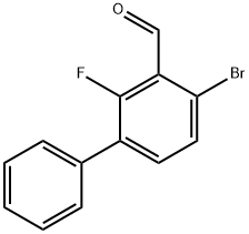 4-Bromo-2-fluoro-[1,1'-biphenyl]-3-carbaldehyde Structure