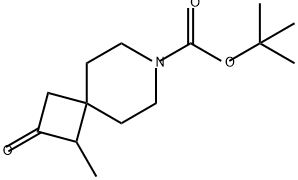 7-Azaspiro[3.5]nonane-7-carboxylic acid, 1-methyl-2-oxo-, 1,1-dimethylethyl ester 구조식 이미지