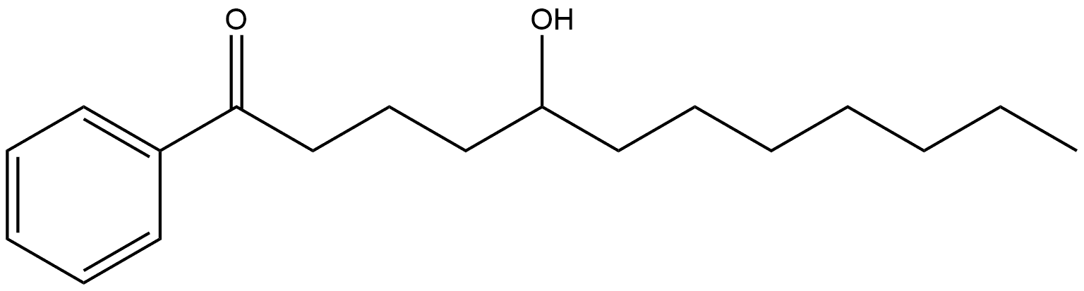 5-Hydroxy-1-phenyl-1-dodecanone Structure