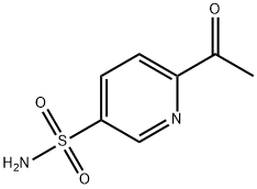 3-Pyridinesulfonamide, 6-acetyl- Structure