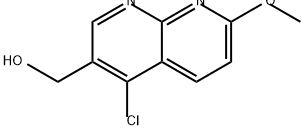 1,8-Naphthyridine-3-methanol, 4-chloro-7-methoxy- Structure