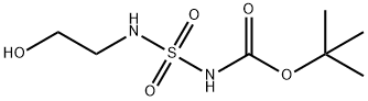 tert-butyl N-(2-hydroxyethyl)sulfamoylcarbamate Structure