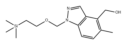 1H-Indazole-4-methanol, 5-methyl-1-[[2-(trimethylsilyl)ethoxy]methyl]- Structure