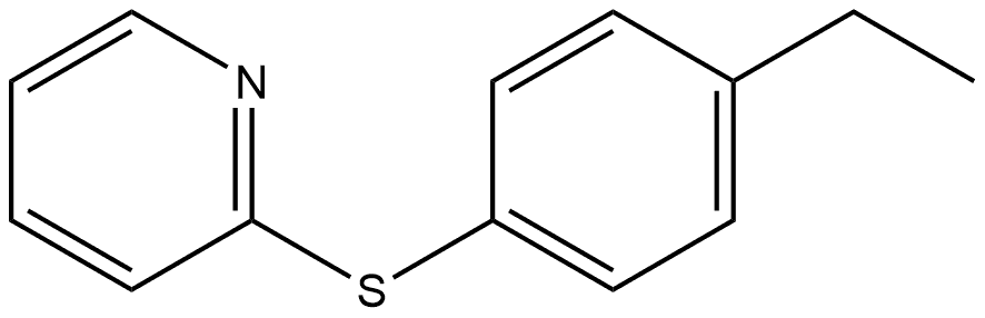 2-[(4-Ethylphenyl)thio]pyridine Structure