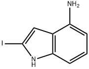 1H-Indol-4-amine, 2-iodo- Structure
