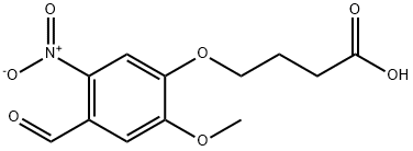 Butanoic acid, 4-(4-formyl-2-methoxy-5-nitrophenoxy)- Structure
