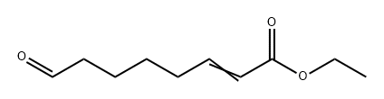 2-Octenoic acid, 8-oxo-, ethyl ester Structure