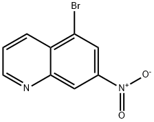 Quinoline, 5-bromo-7-nitro- Structure