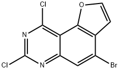 Furo[2,3-f]quinazoline, 4-bromo-7,9-dichloro- Structure