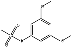 Methanesulfonamide, N-(3,5-dimethoxyphenyl)- Structure