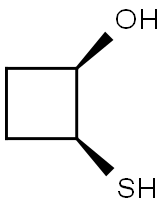 rac-(1R,2S)-2-sulfanylcyclobutan-1-ol Structure