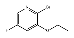 Pyridine, 2-bromo-3-ethoxy-5-fluoro- 구조식 이미지
