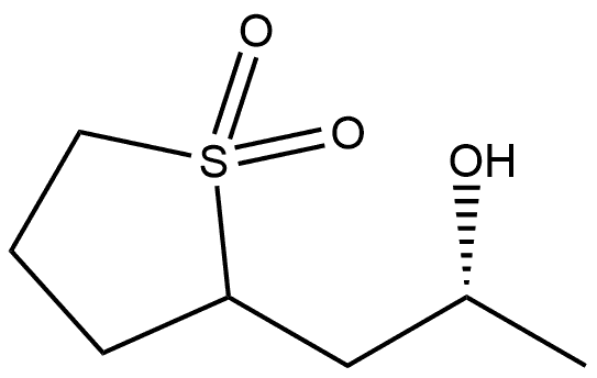 2-[(2R)-2-hydroxypropyl]-1lambda6-thiolane-1,1-dione Structure