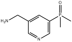 3-Pyridinemethanamine, 5-(dimethylphosphinyl)- 구조식 이미지