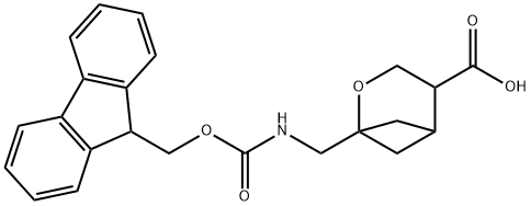 1-[({[(9H-fluoren-9-yl)methoxy]carbonyl}amino)methyl]-2-oxabicyclo[3.1.1]heptane-4-carboxylic acid Structure