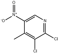 2,3-dichloro-4-methyl-5-nitropyridine Structure