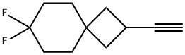 2-ethynyl-7,7-difluorospiro[3.5]nonane Structure