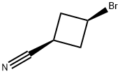 rac-(1s,3s)-3-bromocyclobutane-1-carbonitrile, cis Structure