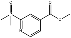 methyl 2-(dimethylphosphoryl)pyridine-4-carboxylate Structure