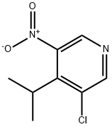 3-chloro-5-nitro-4-(propan-2-yl)pyridine Structure