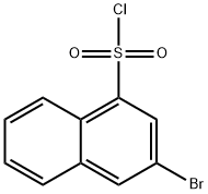 3-bromonaphthalene-1-sulfonyl chloride Structure