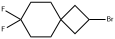 2-bromo-7,7-difluorospiro[3.5]nonane 구조식 이미지