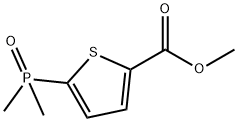 2-Thiophenecarboxylic acid, 5-(dimethylphosphinyl)-, methyl ester Structure