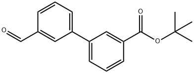 tert-butyl 3'-formyl-[1,1'-biphenyl]-3-carboxylate Structure