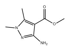 methyl 3-amino-1,5-dimethyl-pyrazole-4-carboxylate Structure