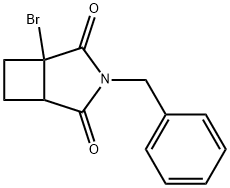 3-benzyl-1-bromo-3-azabicyclo[3.2.0]heptane-2,4-dione Structure