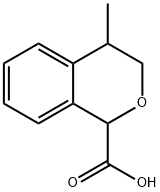 4-methyl-3,4-dihydro-1H-2-benzopyran-1-carboxylic acid, Mixture of diastereomers 구조식 이미지