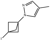 1-{3-iodobicyclo[1.1.1]pentan-1-yl}-4-methyl-1H-pyrazole Structure