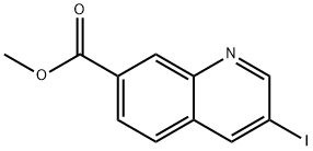 methyl 3-iodoquinoline-7-carboxylate Structure