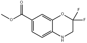 methyl
2,2-difluoro-3,4-dihydro-2H-1,4-benzoxazine-7-car
boxylate Structure