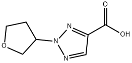 2-(oxolan-3-yl)-2H-1,2,3-triazole-4-carboxylic acid Structure