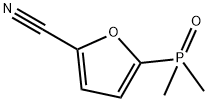 5-(dimethylphosphoryl)furan-2-carbonitrile Structure