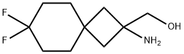 {2-amino-7,7-difluorospiro[3.5]nonan-2-yl}methanol hydrochloride Structure