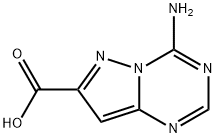 Pyrazolo[1,5-a]-1,3,5-triazine-7-carboxylic acid, 4-amino- Structure